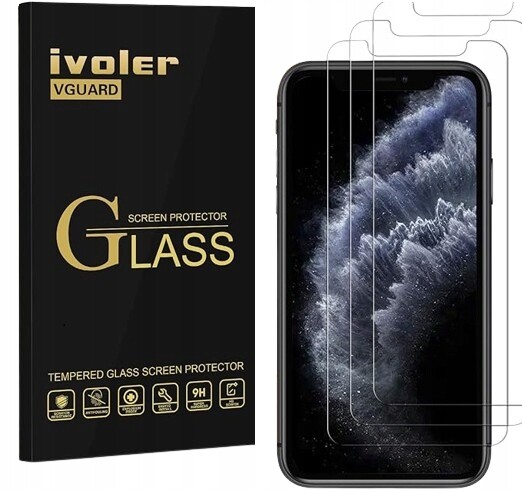 Pouzdro Průhledné Pouzdro Pro Iphone 11 Pro Max 3x Tvrzená Skla