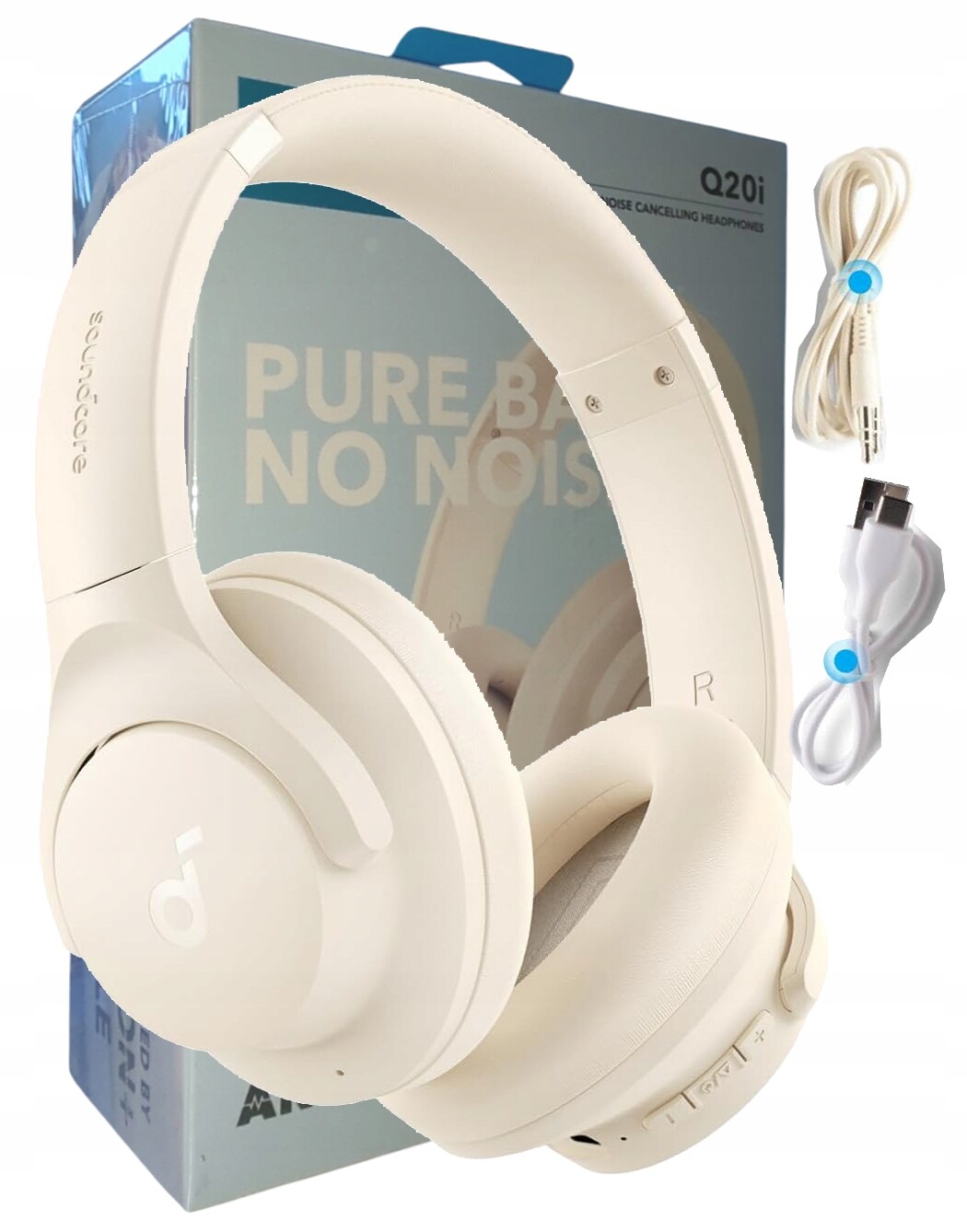 Bezdrátová Sluchátka Kolem Uší Anker Soundcore Q20I Pro Potlačení Šumu Anc