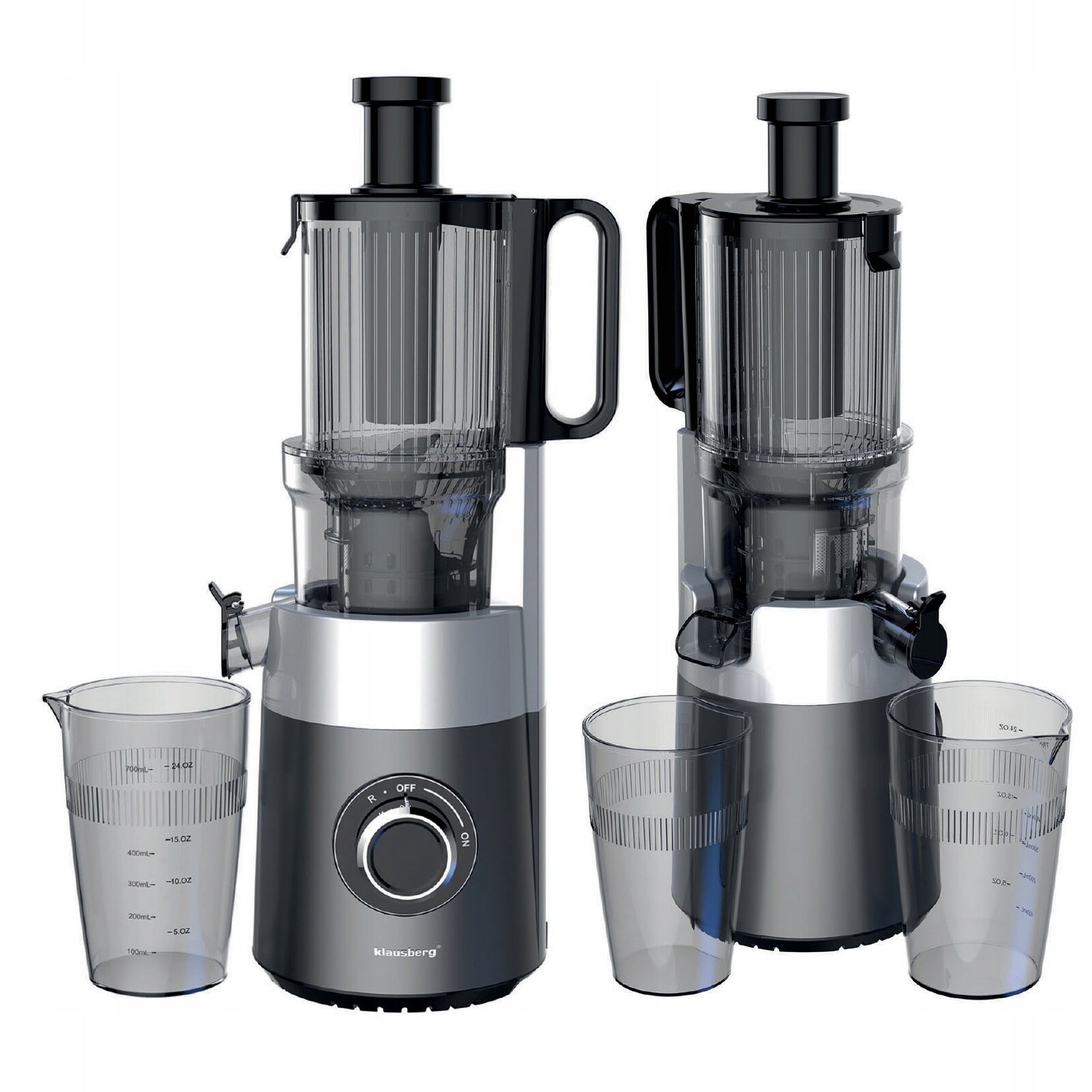 Pomaloběžný odšťavňovač 180 W, šťáva z zeleniny a ovoce Cold Press Klausberg 7881