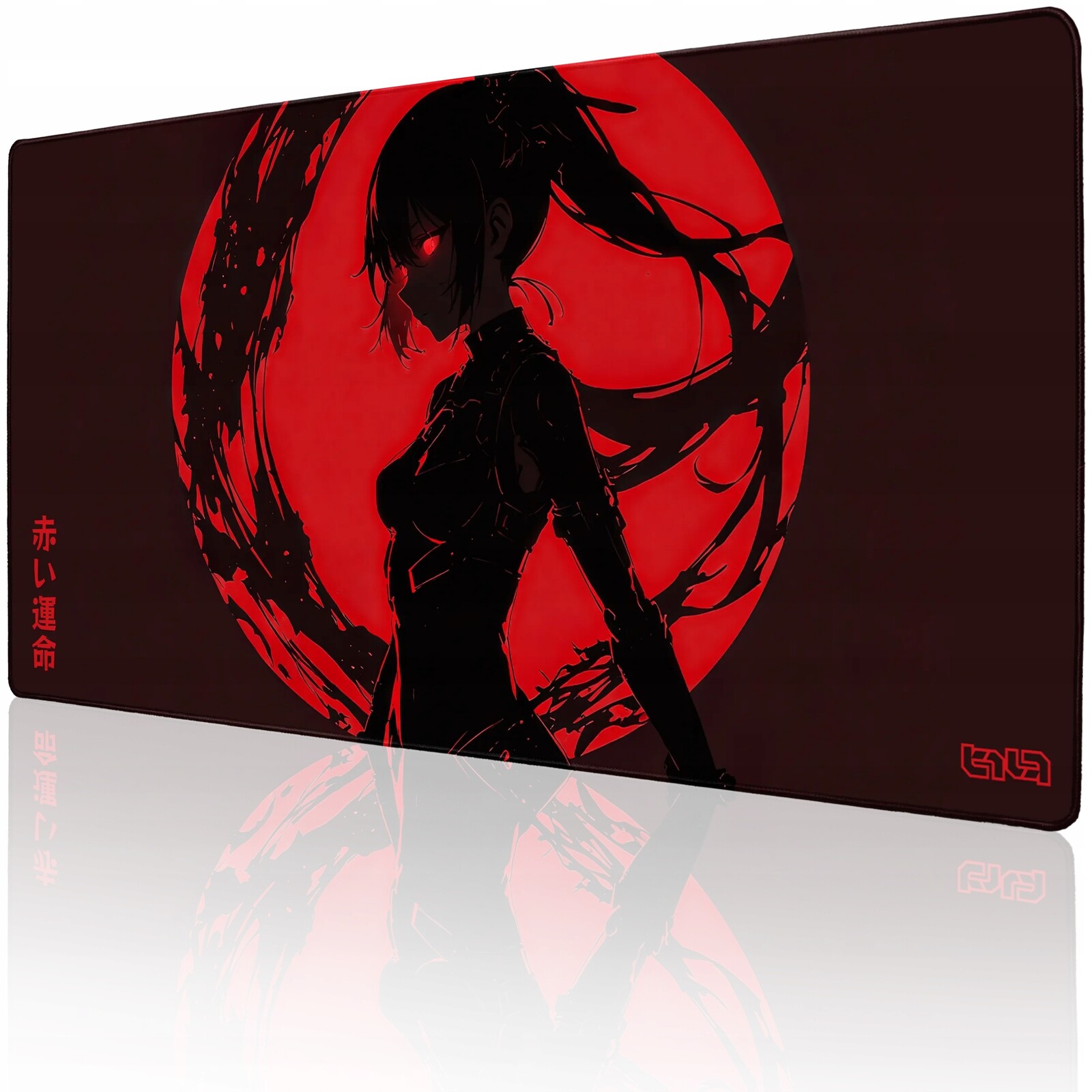 XXL podložka pod myš Crimson Ninja 100x50 Tilt Herní voděodolná