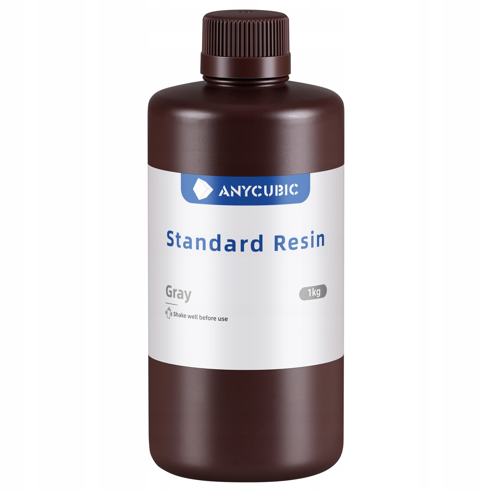 AnyCubic Standardní pryskyřice pro 3D LCD tiskárnu Sla Profesionální šedá 1 kg