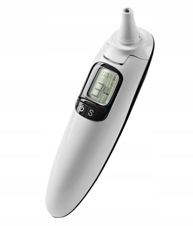 Teploměr lékařský infračervený LCD 15,5cm bezkontaktní