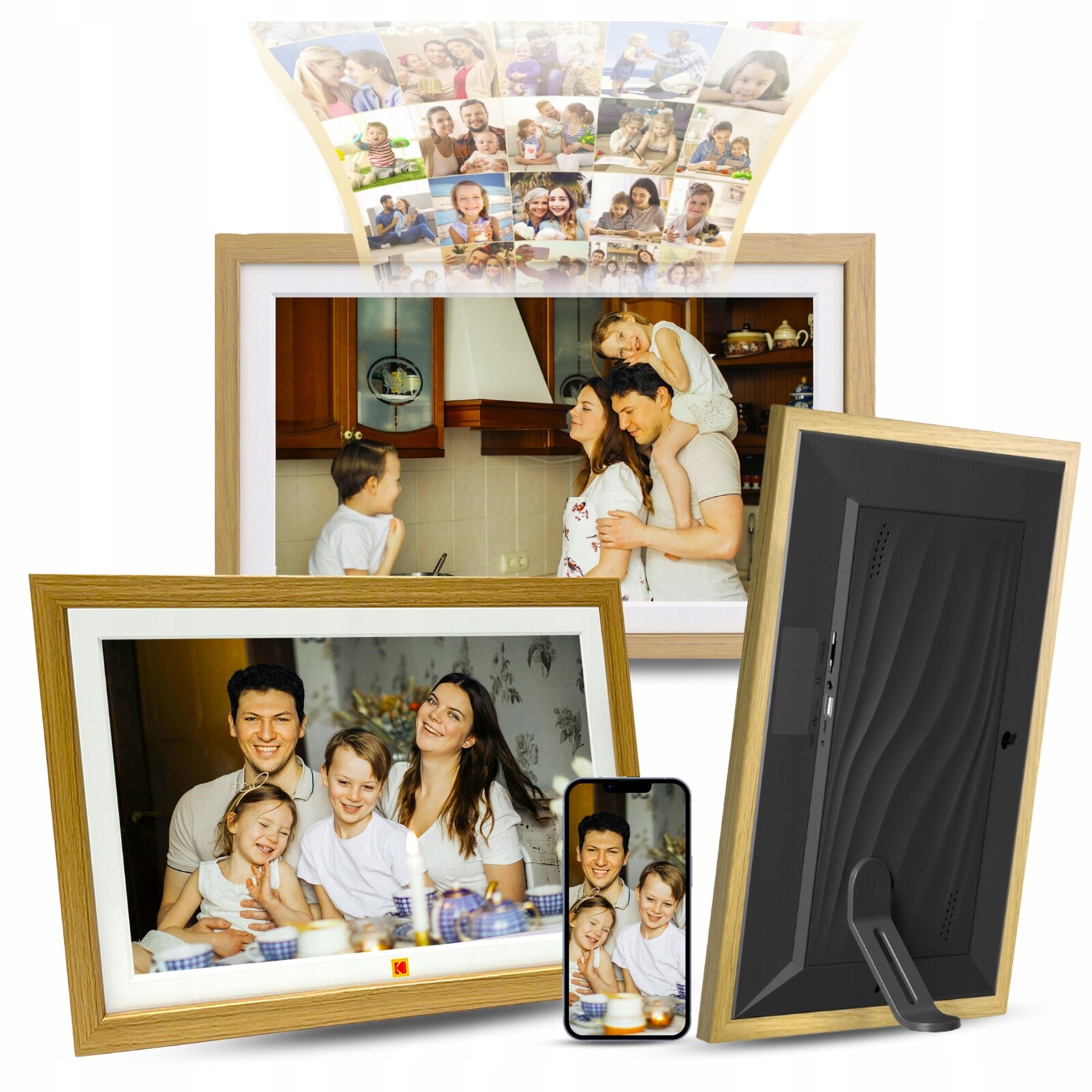 Kodak Digitální Fotorámeček rámeček Dotykový fotografie videa 15,6