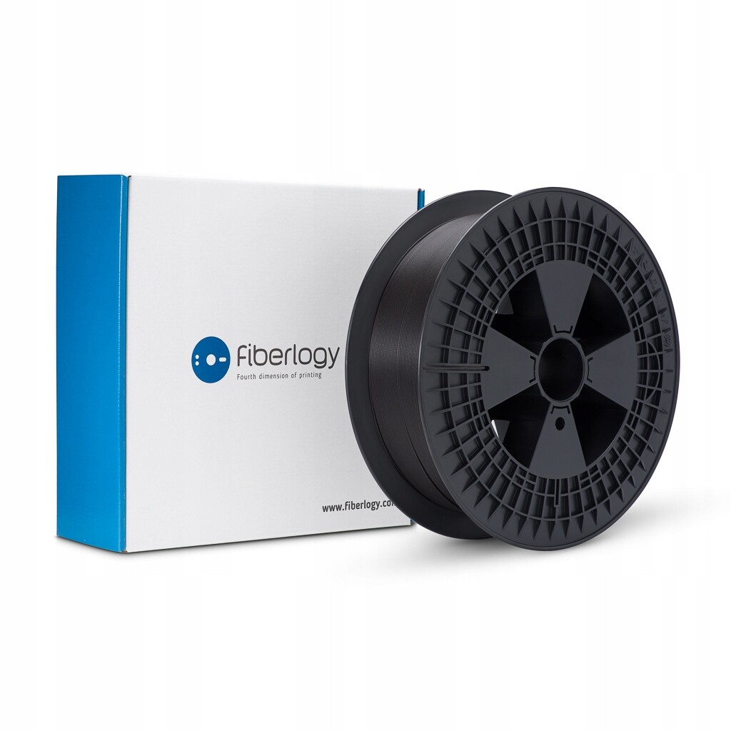 Filament Fiberlogy FiberFlex 40D Black 1,75 mm 2,50 kg Černý
