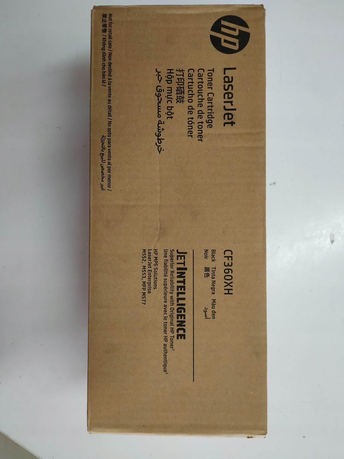 Originální černý toner Black CF360XH CF360X 508XC Hp M552 M553 M577 Akce