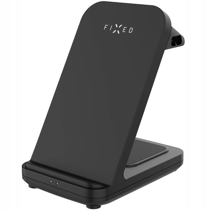 Bezdrátová nabíječka Fixed pro telefon a sluchátka hodinky 15W Usb-c stojan