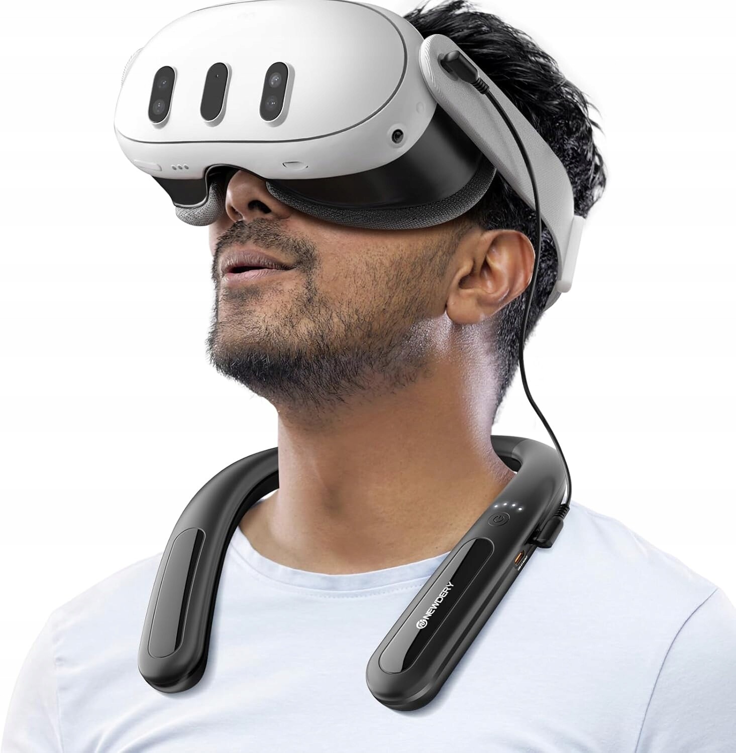 Powerbanka ZyberVR, baterie 10000 mAh na krk