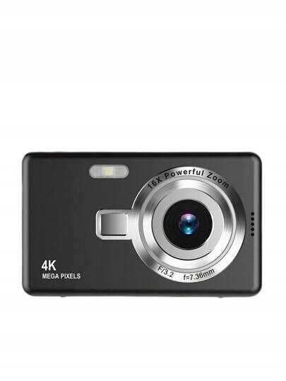 Shein Digitální Fotoaparát Černý, Kompaktní, Lya