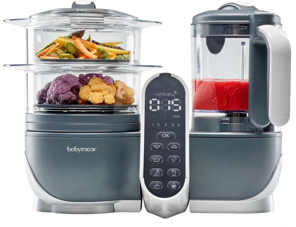 Kuchyňský robot Babymoov Nutribaby Plus Industrial Grey 500 W