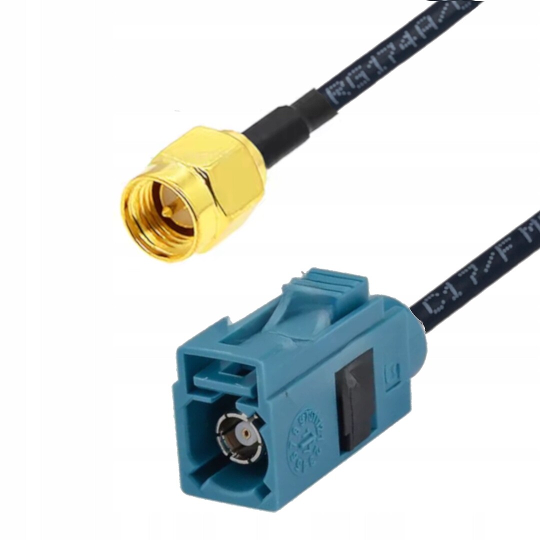 Pigtail Fakra Z zásuvka Sma zástrčka RG174 5 m