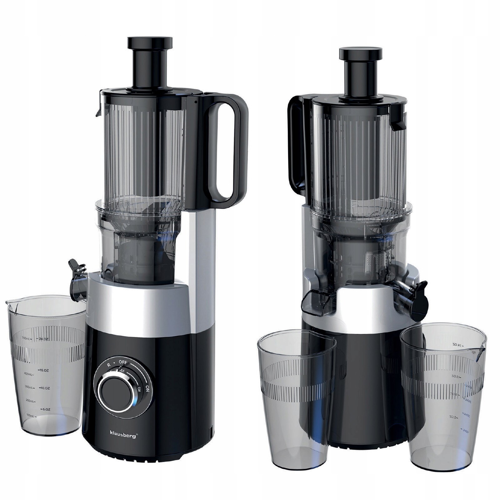 Pomaloběžný odšťavňovač 180 W, šťáva z zeleniny a ovoce Cold Press Klausberg 7871