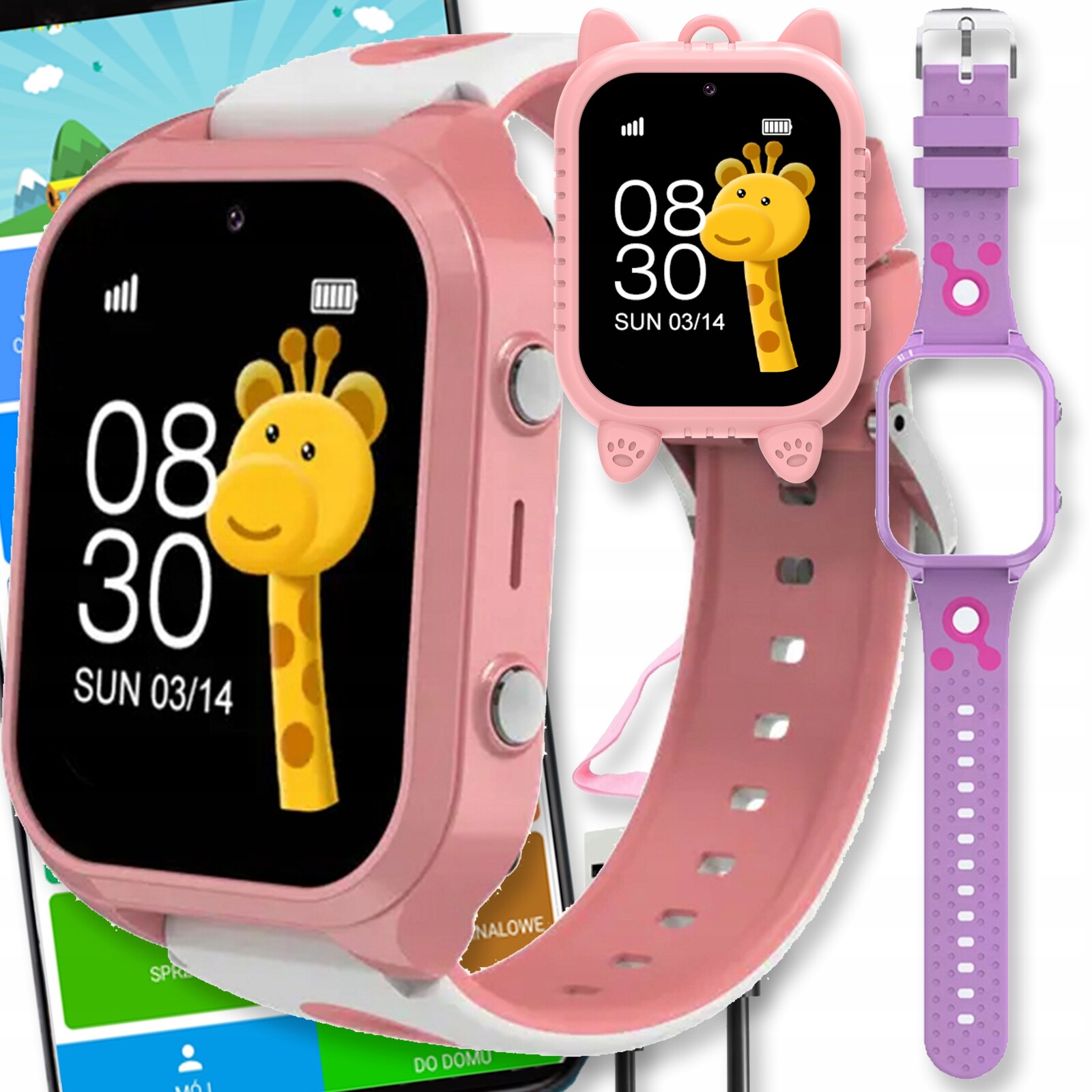 Chytré Hodinky Watch Gps Hodinky Hovory Menu Amoled Smart Pl Ultra Pro Dítě