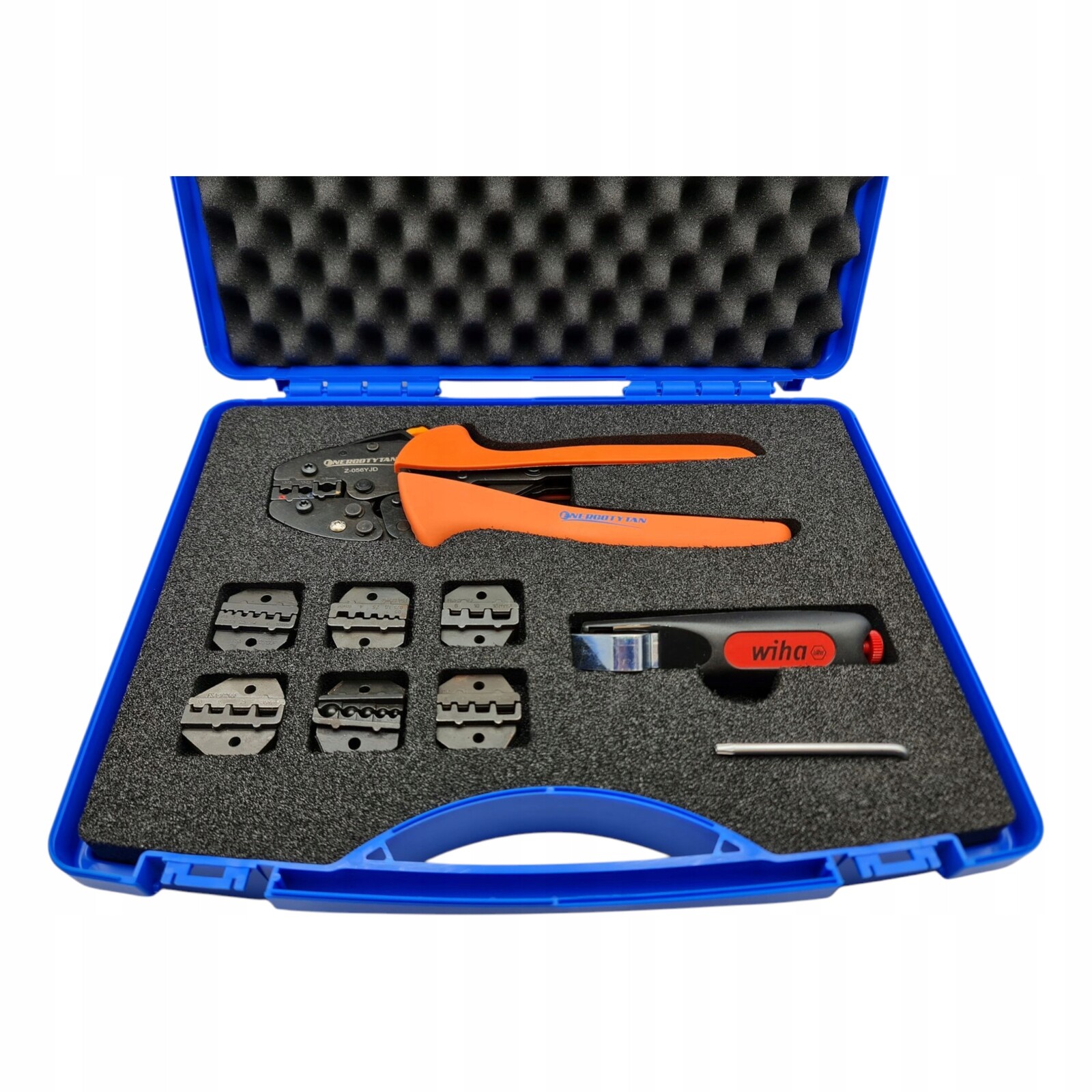 Upínací kleště s vyměnitelnými matricemi 0,5-35 mm² W106 7 Matryc Energotytan