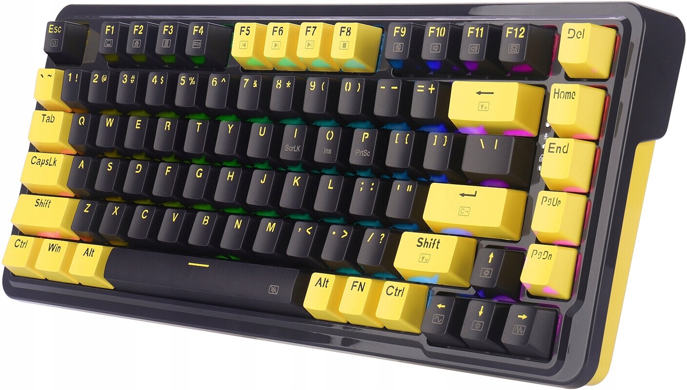 Klávesnice Redragon K649PY Elf Mechanická Klávesnice Dárek Pbt Zlato Kla