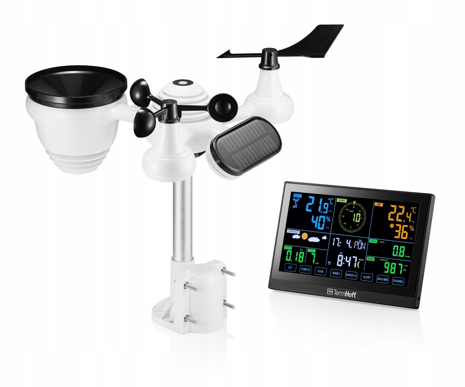 Venkovní Meteostanice Meteo 7v1 WiFi WeatherCloud TermHoff TH-WS5P