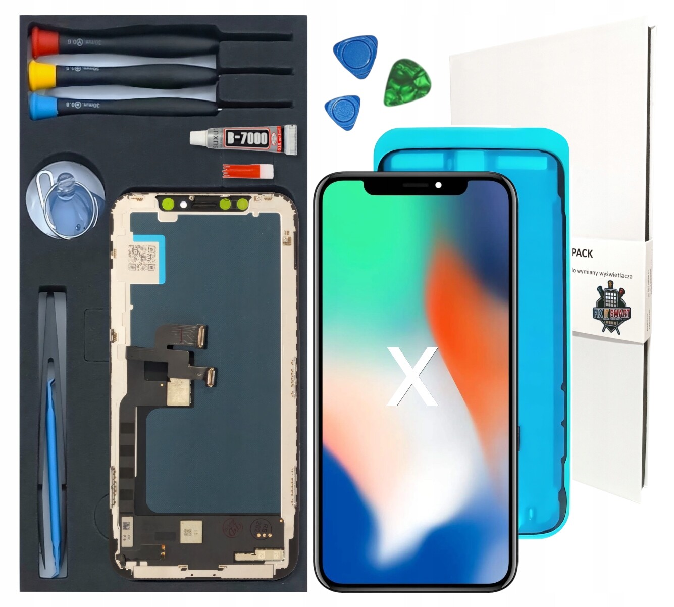 Displej pro Apple iPhone X Incell LCD displej kompletní opravná sada