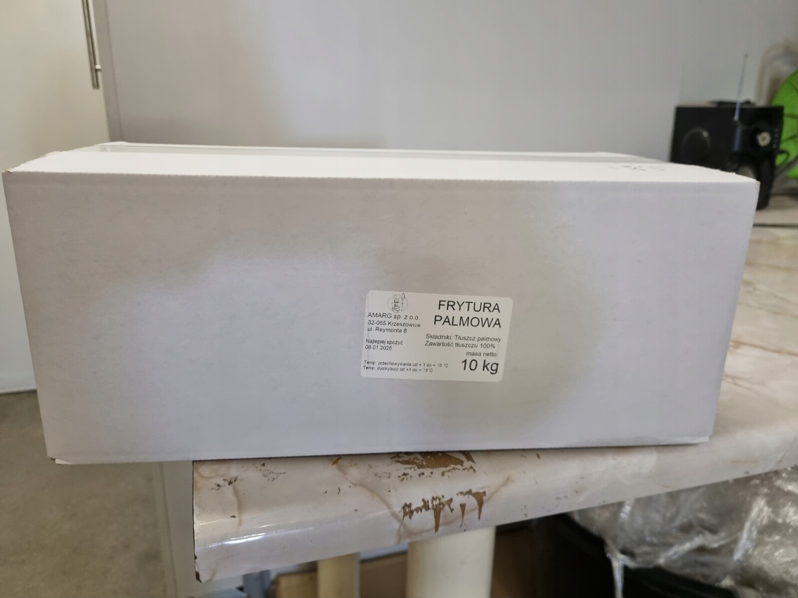 Palmová fritéza 10 kg Blok (možné Také Zaslání Palet)