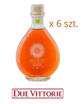 Jablečný ocet Přírodní Bečkovaný Due Vittorie nefiltrovaný 250 ml x 6 Ks