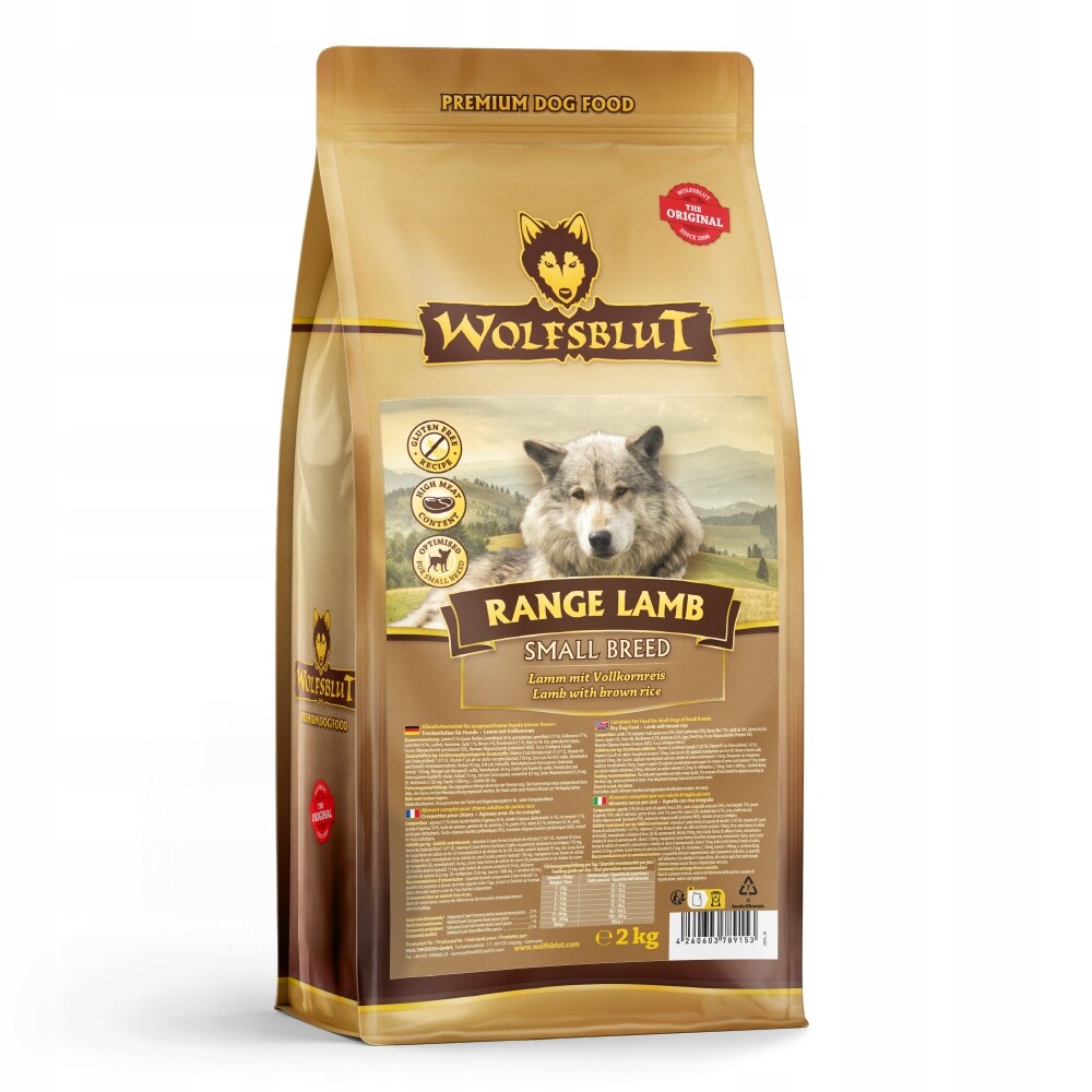 Wolfsblut Dog Range Lamb Adult Small jehněčí maso a rýže 2 kg