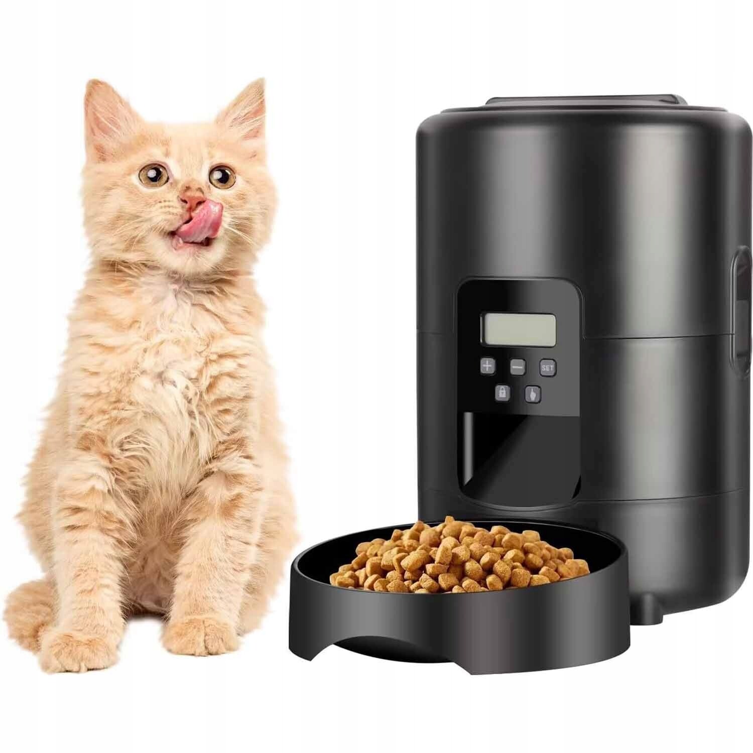 Automatický Inteligentní Dávkovač Krmiva Pro Psa Kočku Nádoba 2L