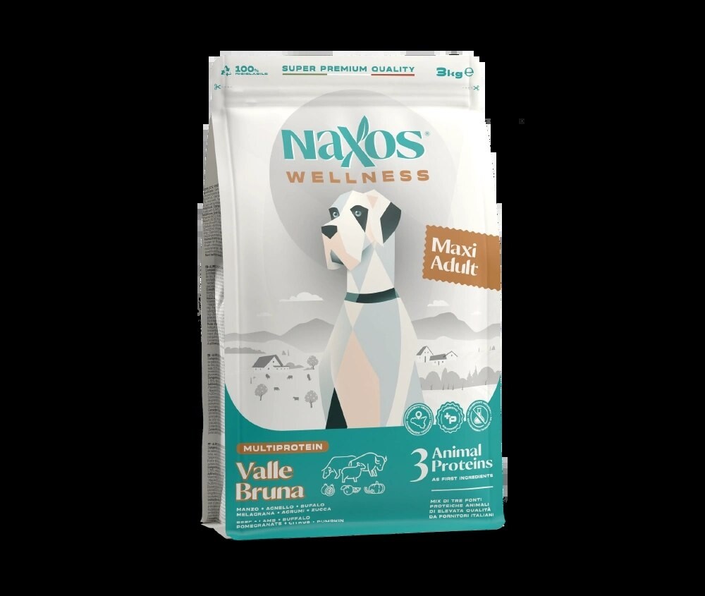 Naxos pro dospělé psy velkých plemen hovězí a jehněčí maso 12 kg Naxos