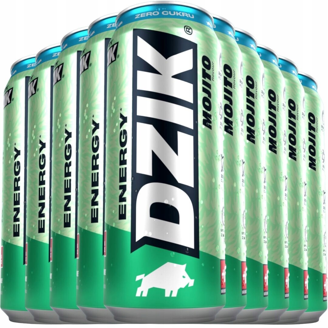 Wk Dzik Energy 500 ml Mojito bez cukru energetický nápoj kofein