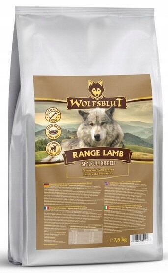 Wolfsblut Dog Range Lamb Adult Small – jehněčí maso a rýže 7,5 kg