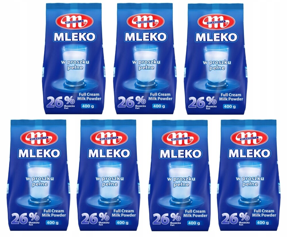 Mlekovita Sušené Mléko Plné 26% 7x400g