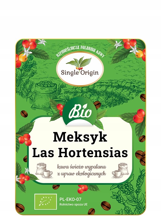 Káva Mexiko Las Hortensias Bio Single Origin 1000 g