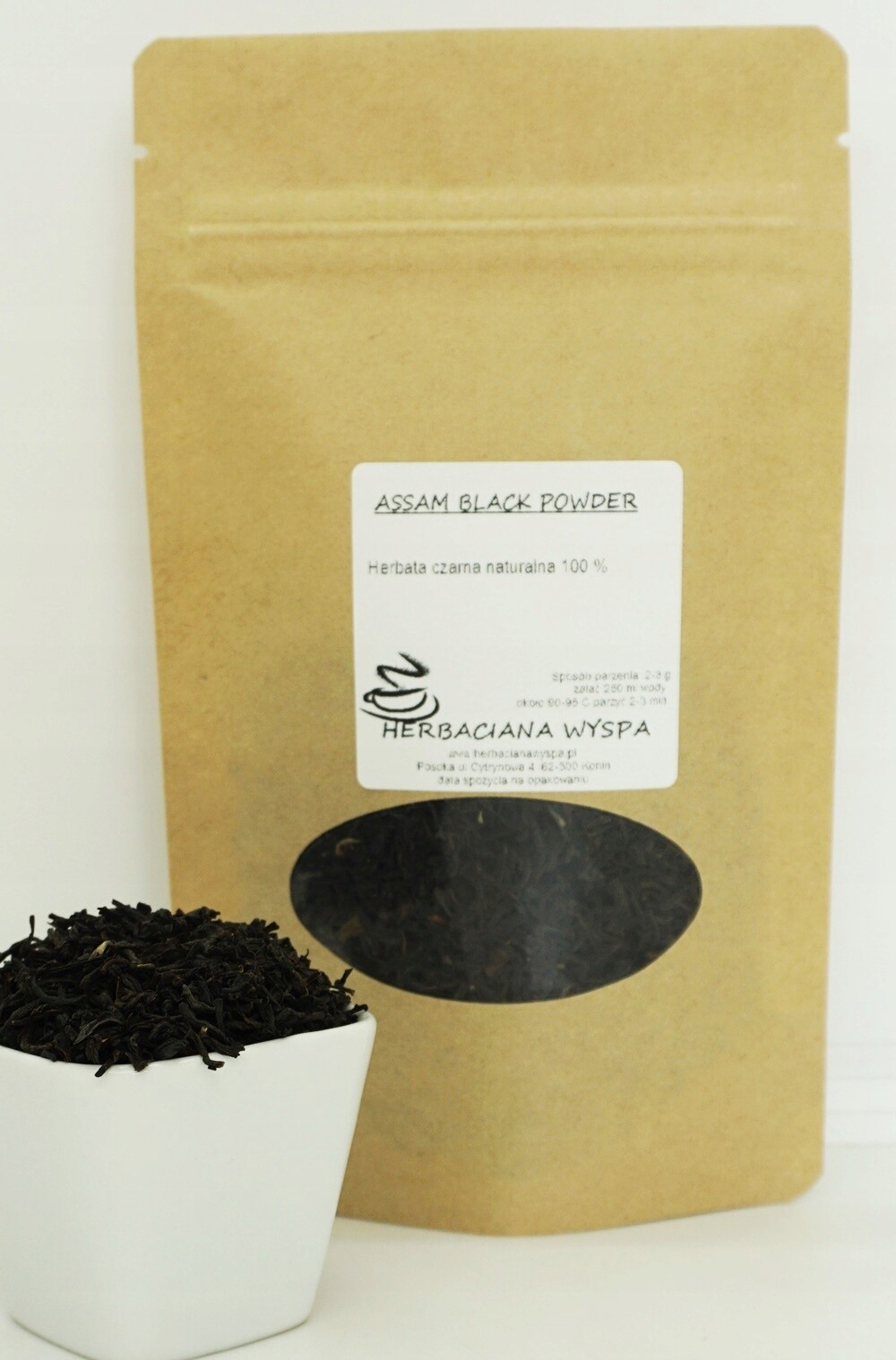 Assam Black Powder černý čaj 1 kg nejvyšší kvalita