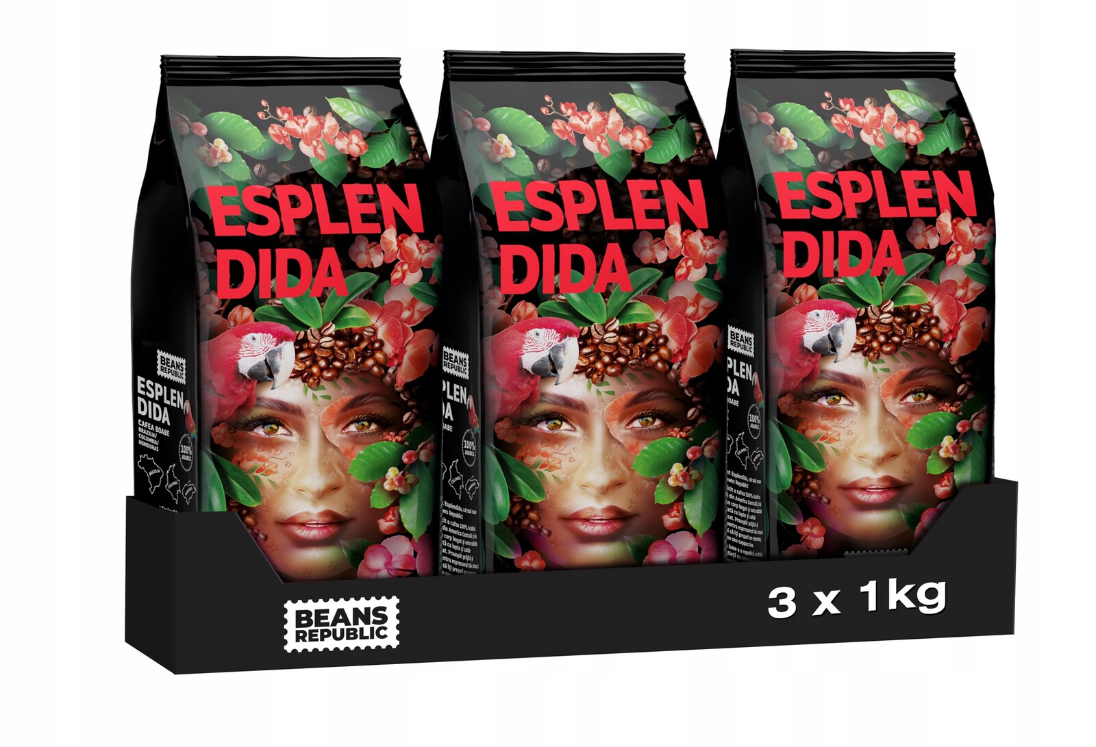 Káva zrnková Beans Republic Esplendida 100% Arabica 3x1 kg