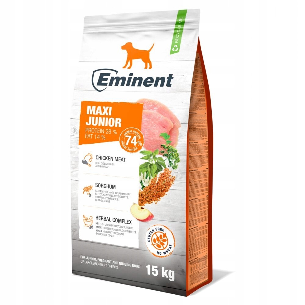 Eminent Premium Junior Maxi 28/14 Suché Krmivo s kuřecím masem 15 kg XXL