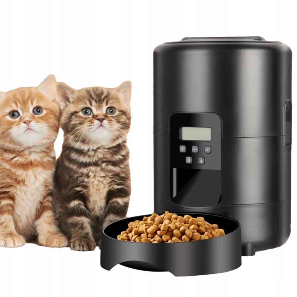 Smart dávkovač krmiva 2L s displejem a táckem pro psa kočku