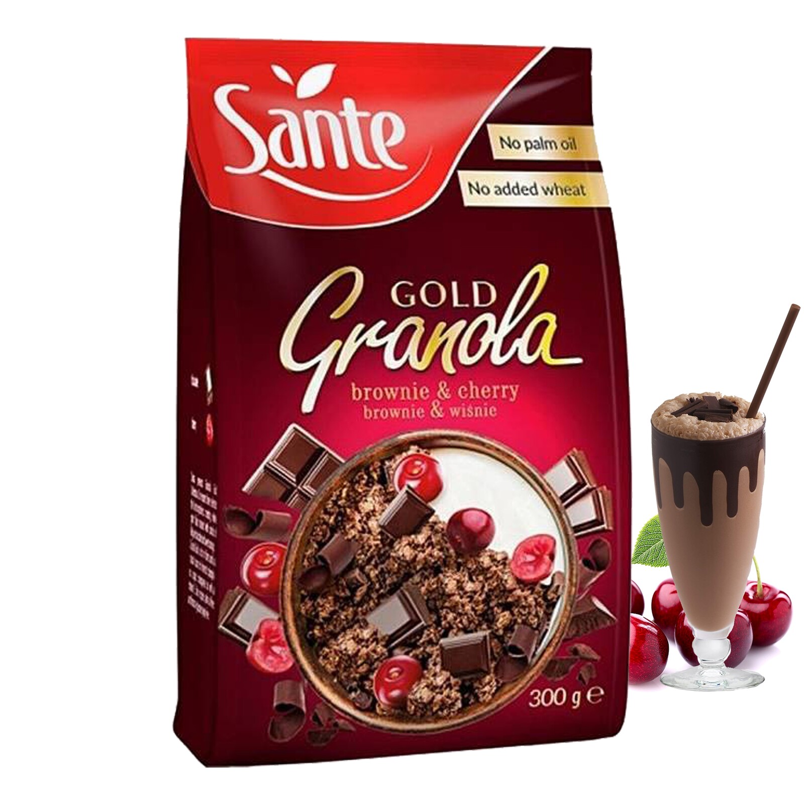 Granola Gold 300g Ovesné Vločky Snídaně Energie Oatmeal Vláknina Sante