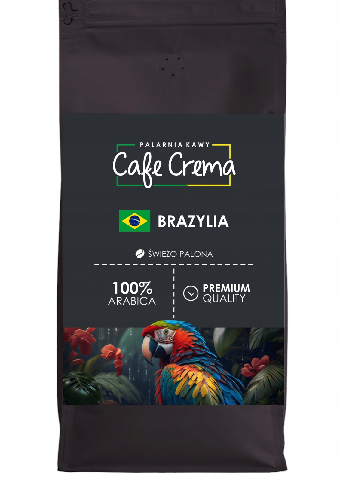 Kraftová zrnková káva Čerstvě pražená Brazílie 1kg 100% Arabica