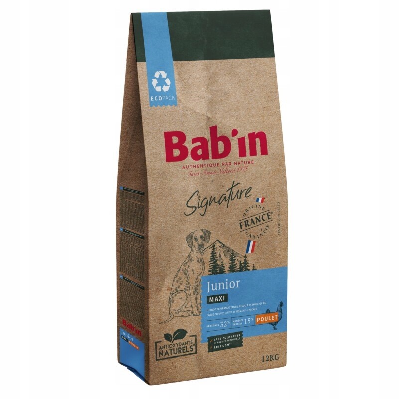 Bab'in Signature Maxi Junior pro štěňata velkých plemen 12 kg