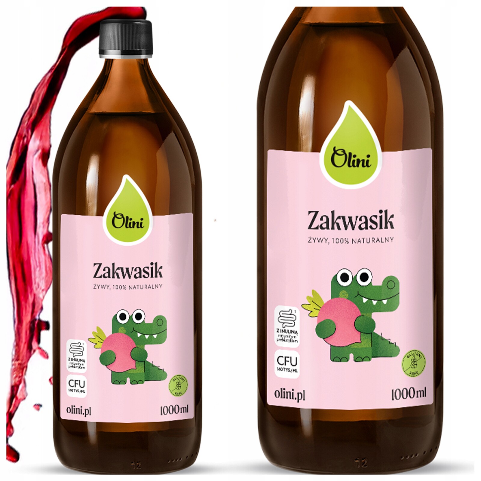 Řepný kvásek pro děti 1L Olini Kvásek z červené řepy na zácpu