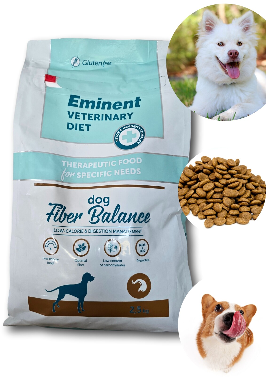 Eminent Veterinary Diet Dog Fiber Balance 2,5 kg krmivo XL