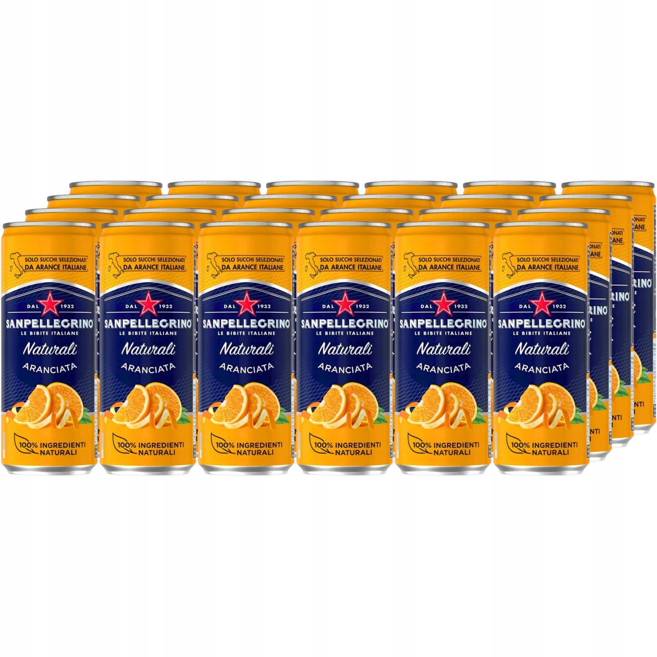 San Pellegrino Aranciata nápoj s pomerančovou šťávou 330 ml x 24 kusů