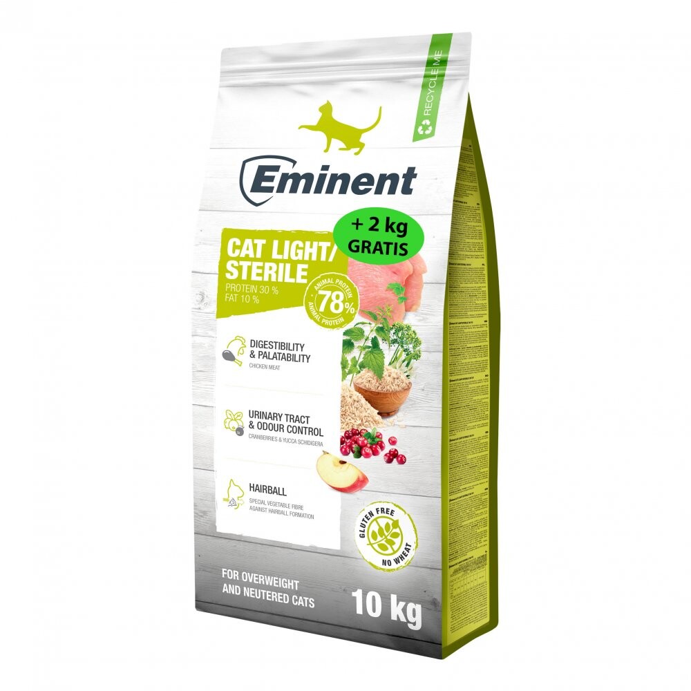 Eminent Cat Light/Sterile High Premium 10 kg 2 kg