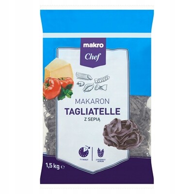 Těstoviny Tagliatelle se sepií 1,5 kg Metro Chef
