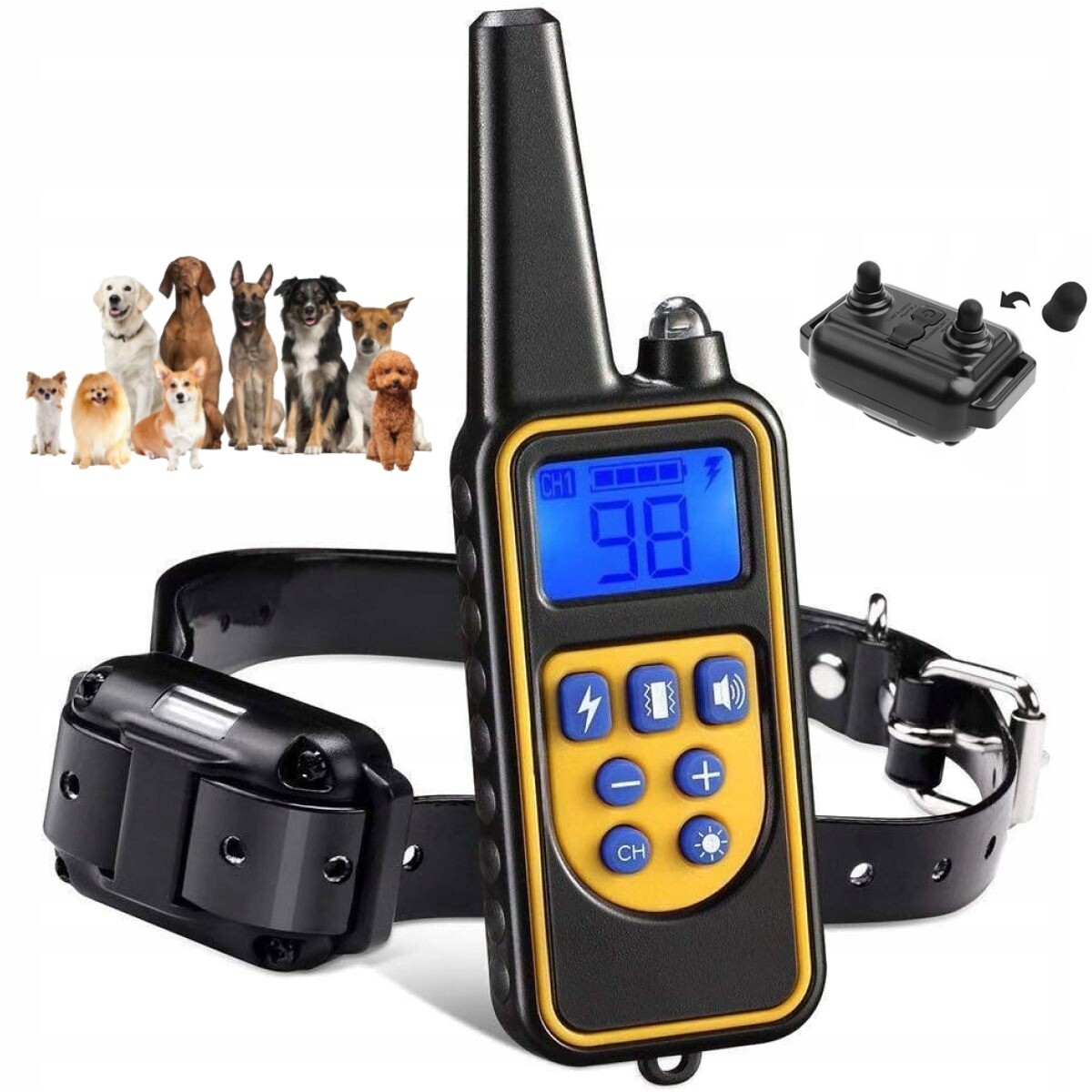 Zařízení Proti Štěkání Psa S Vibrační Funkcí, 800 Metrů