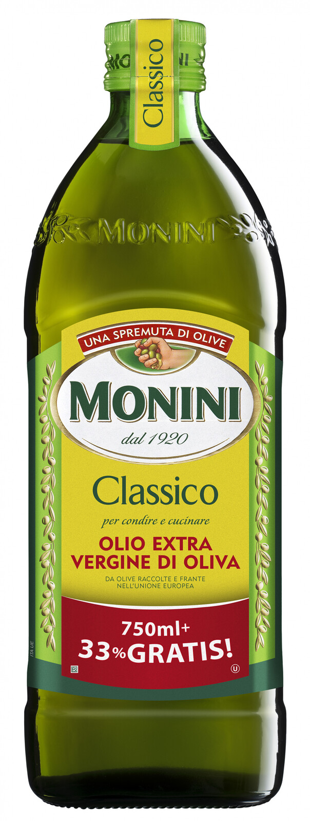 Extra panenský olivový olej Monini 1000 ml (750 ml 250 ml Bonus)