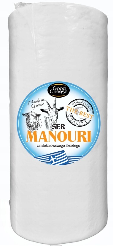 Řecký Sýr Manouri kozí-ovčí Kus Cca 1 Kg