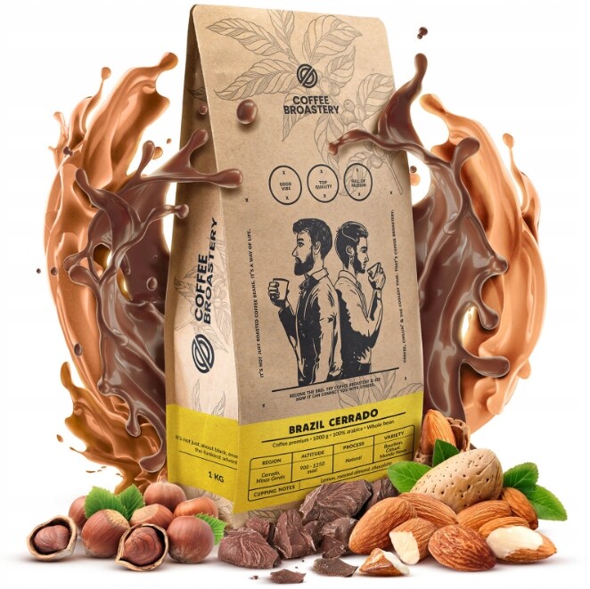 Coffee Broastery Brazílie Cerrado 1 kg 100% Arabica Káva zrnková