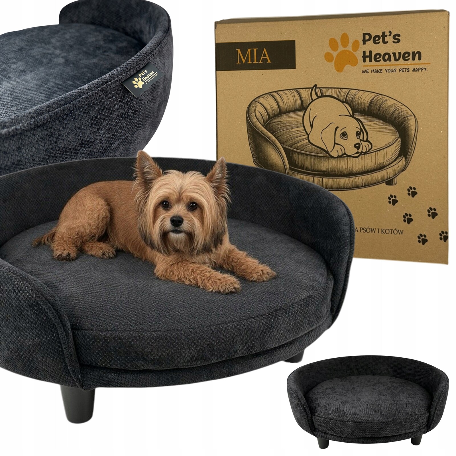 Pelíšek pro psa a kočku Pohovka pro střední zvířata Pohovka Kotec Potah