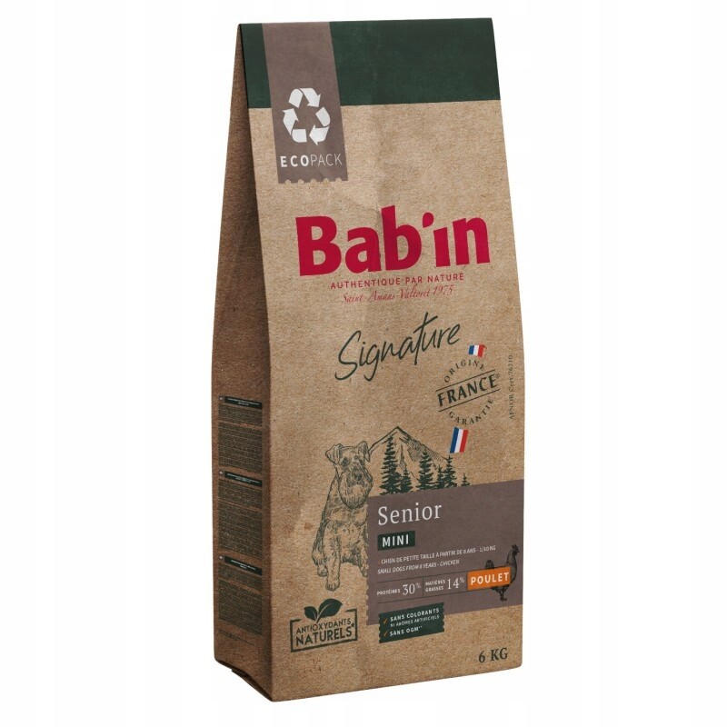 Bab'in Signature Mini Senior pro psy malých plemen 6 kg