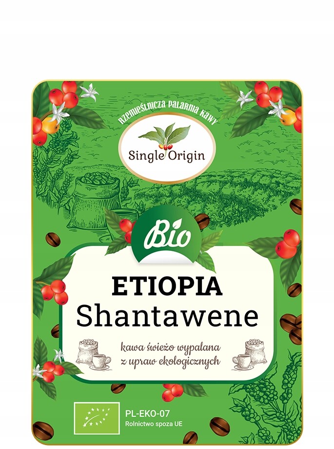 Káva Etiopie Shantawene Bio Single Origin 500 g