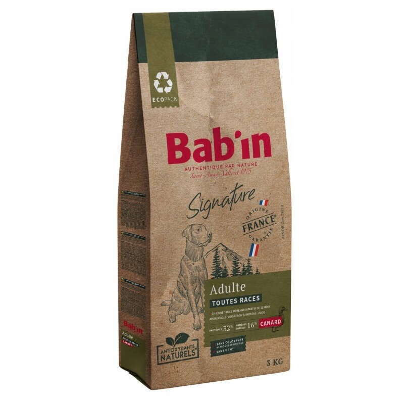 Bab'in Signature All size Adult kachna pro Vybíravé psy 3kg