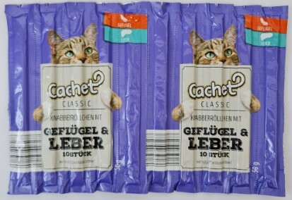 Cachet kabanosy 10 kusů Drůbeží kabanos s játry